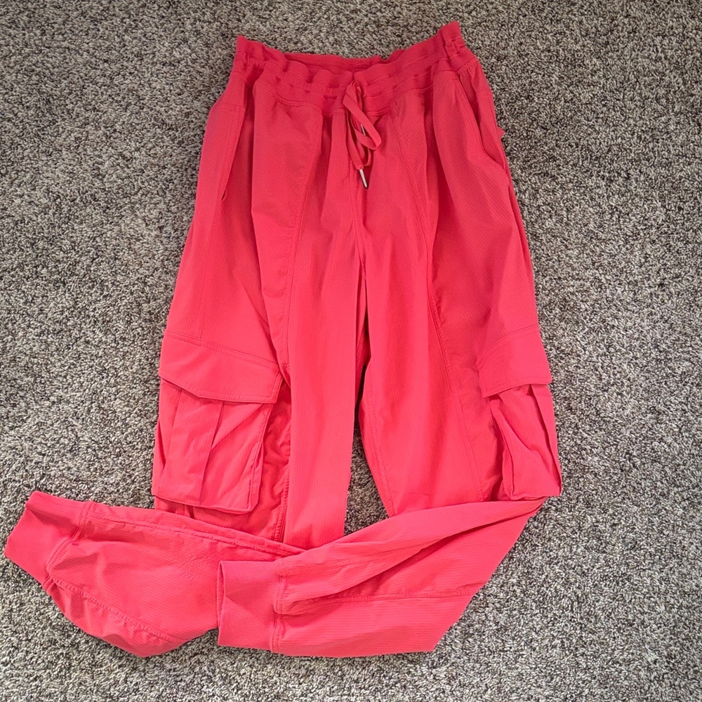 Stylish Pink Lululemon Cargo Pants